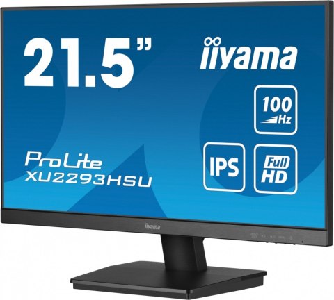 IIYAMA Monitor 22 cale XU2293HSU-B7,IPS,100Hz,FHD,HDMI,DP,300cd