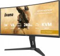 IIYAMA Monitor G-Master 34 cale GCB3486WQSCP-B1,VA,UWQHD,240HZ,0.4ms,1500R,HDR400,500cd,21:9,HDMI (2.1), USB-C dock 95W, RJ45, 2x5W, KV