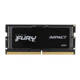 Kingston Pamięć SODIMM DDR5 Kingston FURY Impact 16GB (1x16GB) 4800MHz CL38 1,1V Czarna