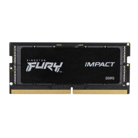 Kingston Pamięć SODIMM DDR5 Kingston FURY Impact 16GB (1x16GB) 4800MHz CL38 1,1V Czarna