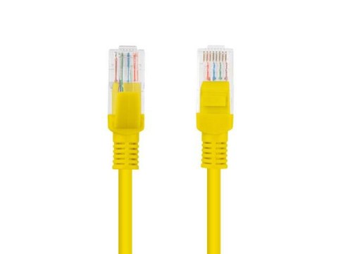 LANBERG Patchcord Lanberg UTP kat.5e 0,5m żółty
