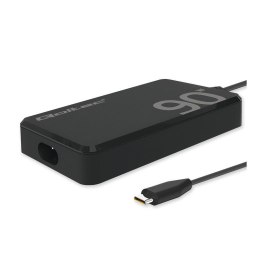 Qoltec Ładowarka sieciowa Qoltec 90W GaN Super Fast SLIM | PD | 5-20V | 4.5A | USB-C 3.1 | Laptop | MacBook | Smartfon | +kabel