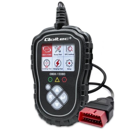 Qoltec Tester cyfrowy Qoltec diagnostyczny ProLine | OBDII EOBD | 8V-25V | Dual system