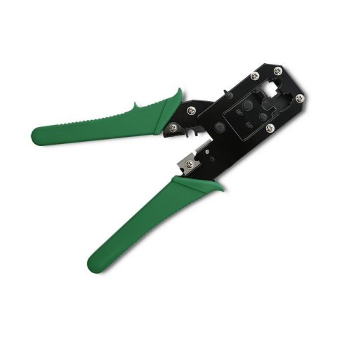 Qoltec Zaciskarka Qoltec modułowa do cięcia i zaciskania kabli Ethernet 8P 6P 4P