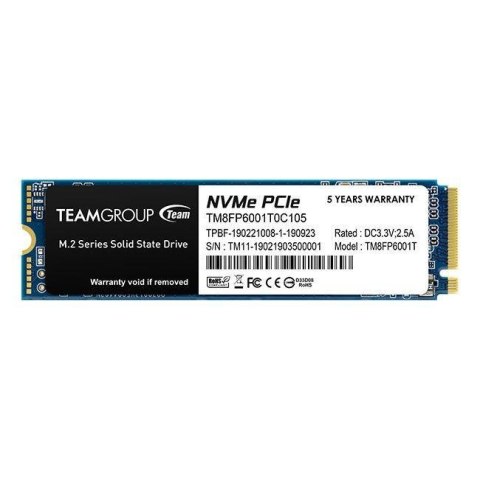 Team Group Dysk SSD Team Group MP33 1TB M.2 2280 PCIe NVMe (1800/1500 MB/s)
