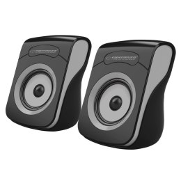 ESPERANZA Głośniki 2.0 Esperanza Flamenco EP140KE USB czarno szare
