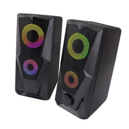 ESPERANZA Głośniki 2.0 Esperanza USB LED Rainbow Baila EGS103