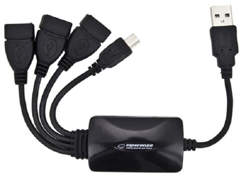 ESPERANZA Hub USB Esperanza EA114 3xUSB 2.0 czarny