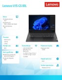 Lenovo Notebook V15 G5 83GW009BPB W11Pro i5-13420H/8GB/512GB/INT/15.6 FHD/Business Black/3YRS OS