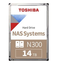 Toshiba Dysk Toshiba N300 HDWG51EUZSVA 14TB 3,5