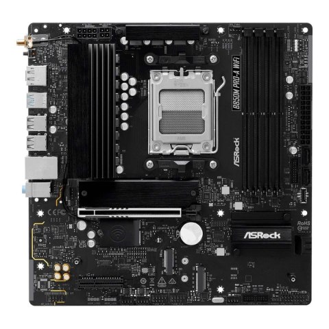 ASRock Płyta ASrock B850M Pro-A WiFi /AMD B850/DDR5/SATA3/M.2/USB3.1/WiFi/BT/PCIe5.0/AM5/mATX
