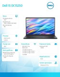 Dell Laptop Dell 15 DC15250 W11P i5-1334U/8GB/512GB SSD/UHD/WLAN + BT/15.6 FHD/Backlit Kb/3 Cell/65W/3YPS Carbon Black (Plastic)