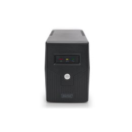 Digitus Zasilacz awaryjny UPS DIGITUS Line-Ineractive LED, 600VA/360W, 1x12V/7Ah, AVR, 2x Schuko CEE 7/3, 2x RJ11, 1x USB 2.0 typ B