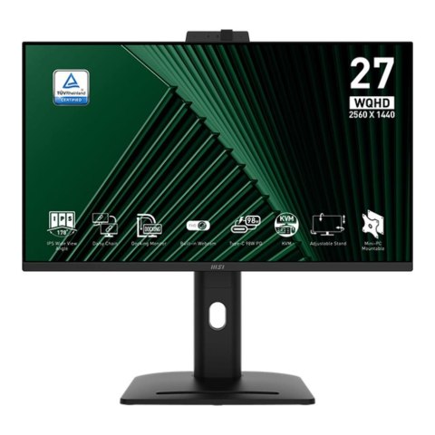 MSI Monitor MSI 27" PRO MP275QPDG IPS WQHD 100Hz 2xHDMI 2xDP HUB głośniki