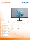 Philips Monitor 24E2N1100LB VA 100Hz HDMI VGA