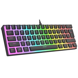 Rampage Klawiatura przewodowa Rampage RADIANT K11 gamingowa mechaniczna Pudding RGB RED