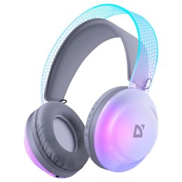 Defender Słuchawki z mikrofonem Defender FREEMOTION B651 bezprzewodowe Bluetooth podświetlane RGB