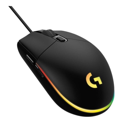 Logitech Mysz przewodowa Logitech G102 Lightsync optyczna czarna