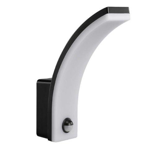 Maclean Lampa LED z czujnikiem ruchu Maclean MCE512 B, czujnik ruchu PIR, kolor czarny, 20W, IP65, 2000lm, barwa neutralna biała (4000K)