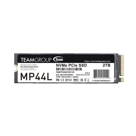 Team Group Dysk SSD Team Group MP44L 2TB M.2 PCIe NVMe Gen4 x4 (4800/4400 MB/s)