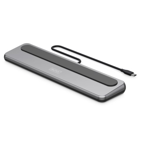 Digitus Stacja dokująca DIGITUS USB Typ C 12-portów 2x HDMI 1x DisplayPort 8K/30Hz PD 100W