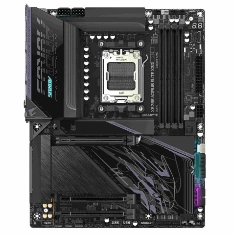 Gigabyte Płyta Gigabyte X870E A ELITE X /AMD X870E/DDR5/SATA3/M.2/USB4/PCIe5.0/WiFi/BT/AM5/ATX