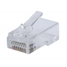 Intellinet Wtyk Intellinet RJ45 Cat6 UTP przelotowy, słoik 100 szt