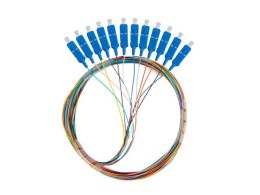 LANBERG Pigtail światłowodowy Lanberg SM SC/UPC SEMI TIGHT 9/125 G657A1 12X2M Multikolor