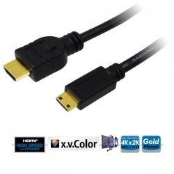 LogiLink Kabel HDMI LogiLink CH0022 HDMI (A) > mini HDMI (C), 1,5m