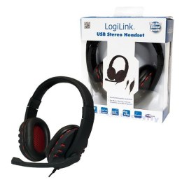 LogiLink Słuchawki stereo LogiLink HS0033 z mikrofonem HQ
