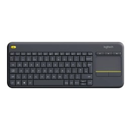 Logitech Klawiatura bezprzewodowa Logitech K400 Plus czarna