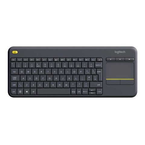 Logitech Klawiatura bezprzewodowa Logitech K400 Plus czarna