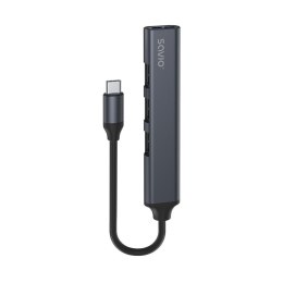 Savio Hub USB SAVIO AK-71 USB-C - 3 x USB-A 2.0, 1 x USB-A 3.1 Gen 1