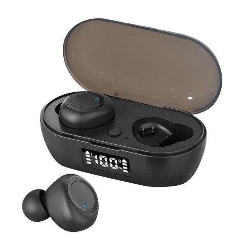 Vakoss Słuchawki z mikrofonem VAKOSS SK-885BK Bluetooth, douszne, ze stacją dokującą, czarne