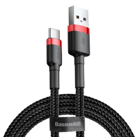 Baseus Kabel przewód USB - USB-C / Typ-C 50cm Baseus Cafule CATKLF-A91 Quick Charge 3A z obsługą szybkiego ładowania