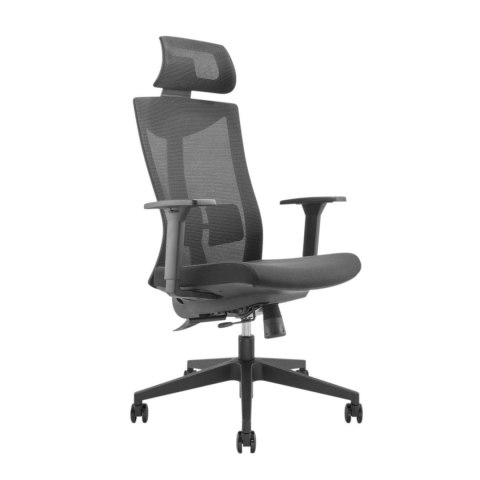 Ergo Office Krzesło biurowe Ergo Office ER-414 premium, ergonomiczne z wysokim zagłówkiem