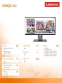 Lenovo Monitor ThinkVision P27QD-40 27 cali 64B3GAT2EU