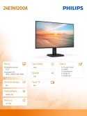 Philips Monitor 24E1N1200A IPS 120Hz HDMI DP VGA Głośniki