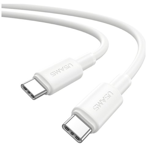 USAMS Kabel USB Usams U90 USB-C 1m 60W Fast Charge biały