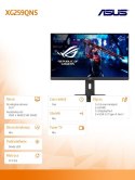 Asus Monitor ROG Strix 24.5 cala XG259QNS IPS HDMI USB PIVOT