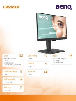 Benq Monitor 24 cale GW2490T LED 4ms/1300:1/IPS/HDMI/GŁOŚNIKI