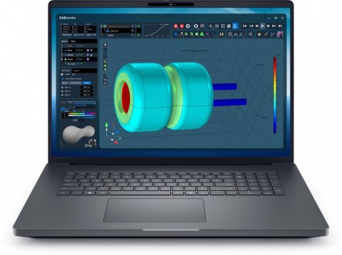 Dell Stacja robocza Dell Pro Max 18 Plus MB18250 W11P U7-265HX|32GB|1TB|Nvidia RTX PRO 3000|FgrPr & SmtCd|Cam|WLAN + BT|18.0 QHD+|Bac