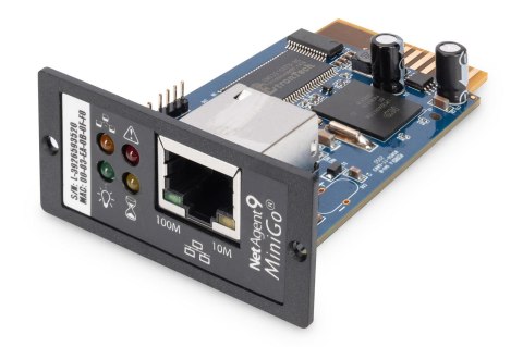 Digitus Moduł SNMP DIGITUS dla zasilaczy awaryjnych UPS z serii DN-17009x oraz DN-17010x