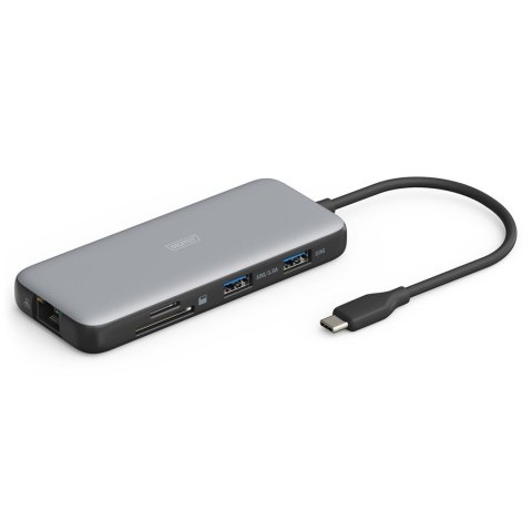 Digitus Stacja dokująca DIGITUS USB Typ C 8-portów 2x HDMI 4K/60Hz PD 3.0
