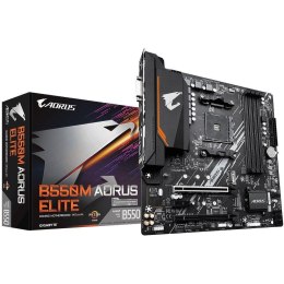 Gigabyte Płyta Gigabyte B550M AORUS ELITE /AMD B550/DDR4/SATA3/M.2/USB3.1/PCIe4.0/AM4/mATX