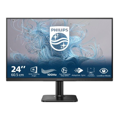 MMD-Monitors & Displays Nederland B.V. Monitor Philips 23,8" 24E2N1100LB/00 VA FHD 100Hz HDMI VGA