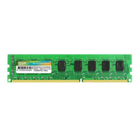 Silicon Power Pamięć UDIMM DDR3L Silicon Power 4GB (1x4GB) 1600MHz CL11 1,35V