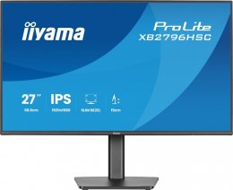 IIYAMA Monitor 27 cali XB2796HSC-B1 IPS,FHD,HDMI,USB-C (PD 65W),144Hz, 1xUSB 3.2 , 1xUSB-C, 2x2W, HAS 150/PIVOT/obrót stopy 360st