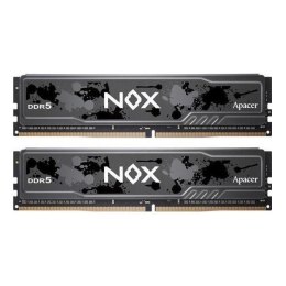 Apacer Pamięć DDR5 Apacer NOX 32GB (2x16GB) 5200MHz CL40 1,25V Black