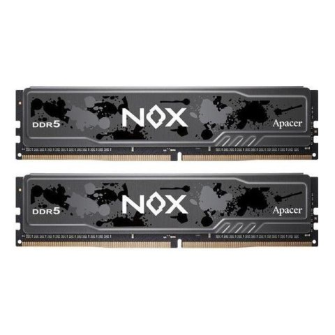Apacer Pamięć DDR5 Apacer NOX 32GB (2x16GB) 5200MHz CL40 1,25V Black